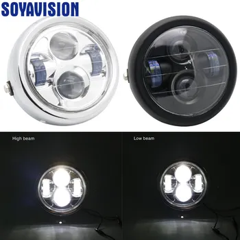 5.75/6.5" Motorcycle LED Headlight HeadLamp Bulb For Harley Sportster Cafe Racer Bobber Motor HeadLamp Bulb DRL With Angel Ring
5.75/6.5" Motorcycle LED Headlight HeadLamp Bulb For Harley Sportster Cafe Racer Bobber Motor HeadLamp Bulb DRL With Angel Ring