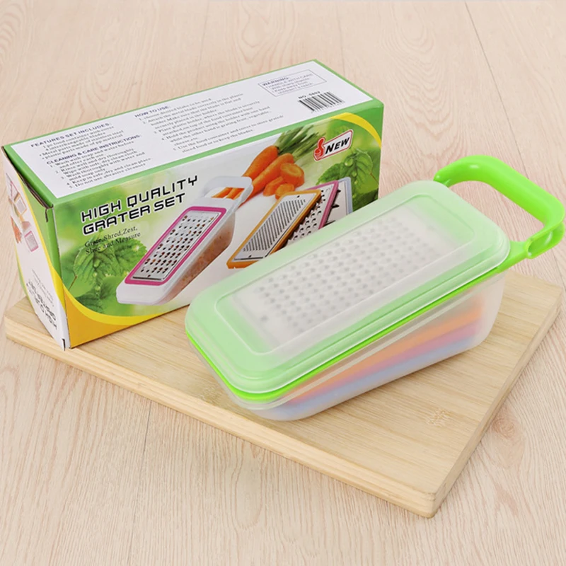 Mandoline Slicer Grinder Vegetable Cutter Manual Potato Peeler Carrot Grater Dicer with Stainless Steel Blade and Food Container
Mandoline Slicer Grinder Vegetable Cutter Manual Potato Peeler Carrot Grater Dicer with Stainless Steel Blade and Food Container