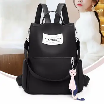 Fashion Backpack Women Travel Oxford Cloth Solid Color College Wind Pleak Shoulder Bag
Fashion Backpack Women Travel Oxford Cloth Solid Color College Wind Pleak Shoulder Bag