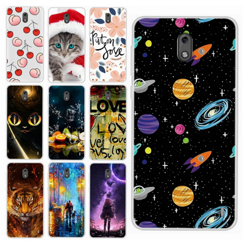For Nokia 2 Dual Sim Case Cover 3D Printed Silicon TPU Back Cover For Nokia 2 5.0" TA-1029 CellPhone Cat Tiger Cherry Skin ky204
For Nokia 2 Dual Sim Case Cover 3D Printed Silicon TPU Back Cover For Nokia 2 5.0" TA-1029 CellPhone Cat Tiger Cherry Skin ky204