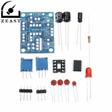 DIY Gerador de Pulso de Onda Quadrada Gerador de Sinal NE555 Produção Eletrônica Kits Com Saída de Onda Quadrada(China)