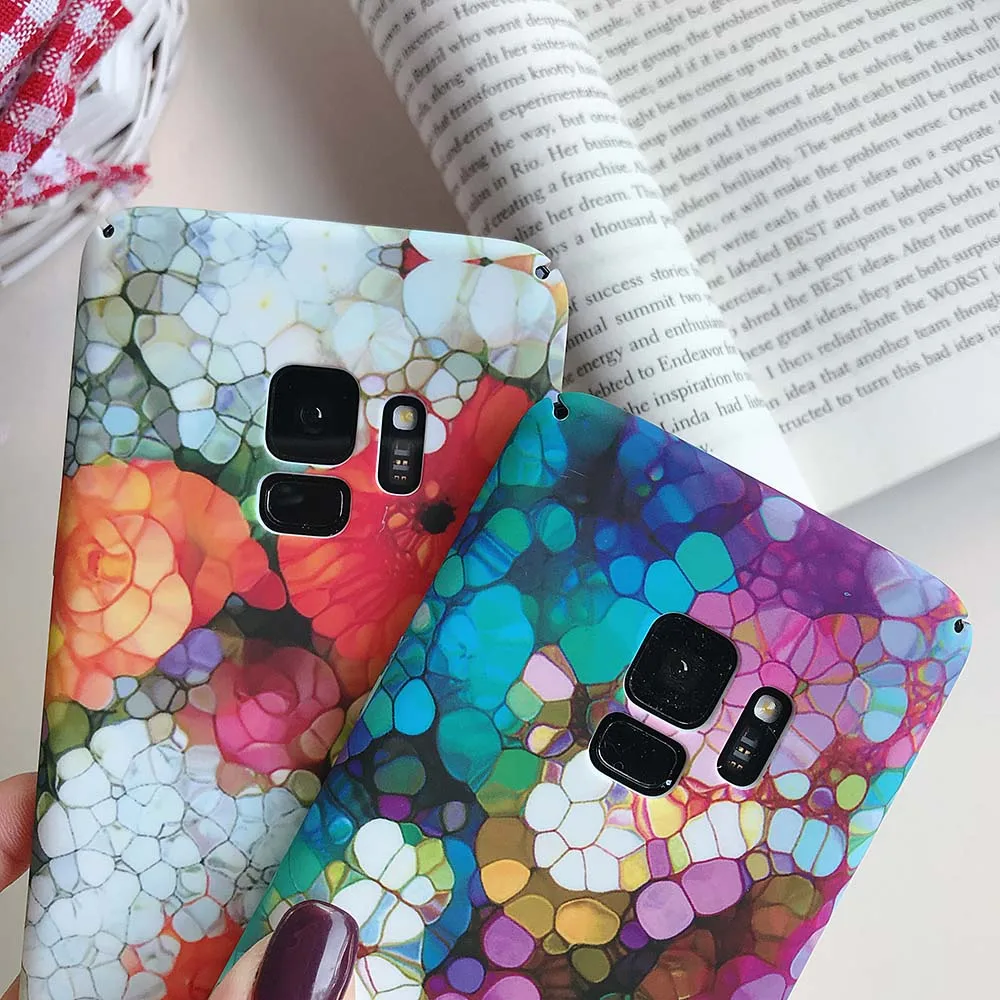 Colorful Phone Case For Samsung S9 S8 S7 edge Smooth Touch Hard Plastic Cover For Samsung S9 S8 Plus Coque Capa Shell
Colorful Phone Case For Samsung S9 S8 S7 edge Smooth Touch Hard Plastic Cover For Samsung S9 S8 Plus Coque Capa Shell