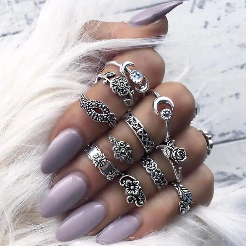 2018 Hot SALE 11pcs/Set Women Bohemian Vintage Silver Stack Rings Above Knuckle Blue Rings Set Gift Amazing hot sales Jan 31
2018 Hot SALE 11pcs/Set Women Bohemian Vintage Silver Stack Rings Above Knuckle Blue Rings Set Gift Amazing hot sales Jan 31