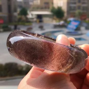 Top Quality Natural Super Seven Red Rutilated Brazil Lady Crystal Healing Bangle Inner Diameter 56mm Certificate AAAAAA 
Top Quality Natural Super Seven Red Rutilated Brazil Lady Crystal Healing Bangle Inner Diameter 56mm Certificate AAAAAA