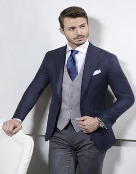 New Arrival Wedding Men Suit Groom Tuxedos Peaked Lapel One Button Long Party Evening Dinner Prom Suit (jacket+pants+vest+tie)
New Arrival Wedding Men Suit Groom Tuxedos Peaked Lapel One Button Long Party Evening Dinner Prom Suit (jacket+pants+vest+tie)