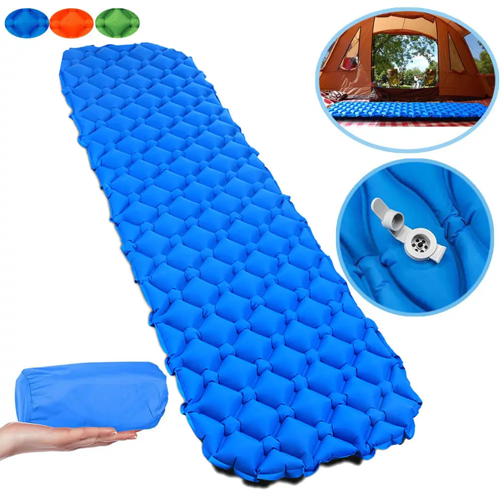 Sleeping Pad Ultralight Compact Backpacking Air Pad with Pillow Inflatable Portable Hiking Mattress BB55
Sleeping Pad Ultralight Compact Backpacking Air Pad with Pillow Inflatable Portable Hiking Mattress BB55