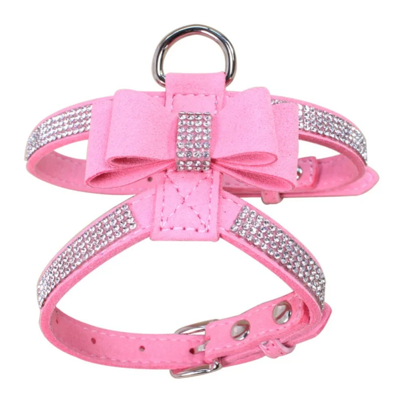 Durable Tools Bling rhinestone Pet Puppy Dog Harness Velvet & Leather Leash for Small Dog Collar Pet Products
Durable Tools Bling rhinestone Pet Puppy Dog Harness Velvet & Leather Leash for Small Dog Collar Pet Products