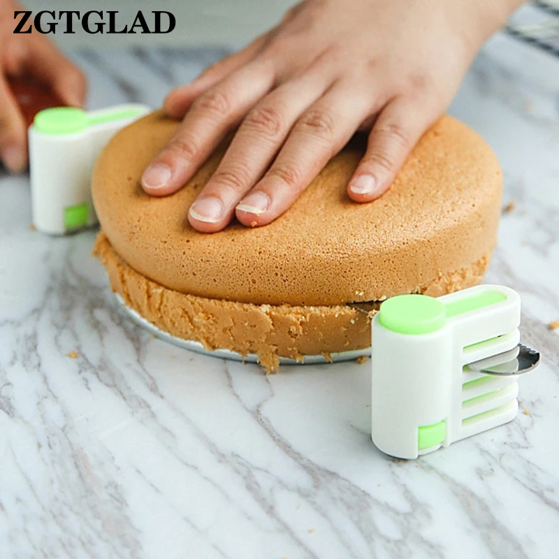 ZGTGLAD Top Quality 2pcs Plastic Kitchen DIY Cake Bread Cutter Leveler Slicer Cutting Fixator Tool 5 Layers Tools
ZGTGLAD Top Quality 2pcs Plastic Kitchen DIY Cake Bread Cutter Leveler Slicer Cutting Fixator Tool 5 Layers Tools