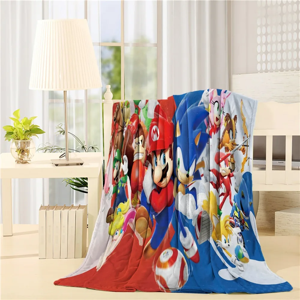 Flannel Throw Blanket Lightweight Cozy Bed Sofa Blankets Super Soft Fabric,Super Mario
Flannel Throw Blanket Lightweight Cozy Bed Sofa Blankets Super Soft Fabric,Super Mario