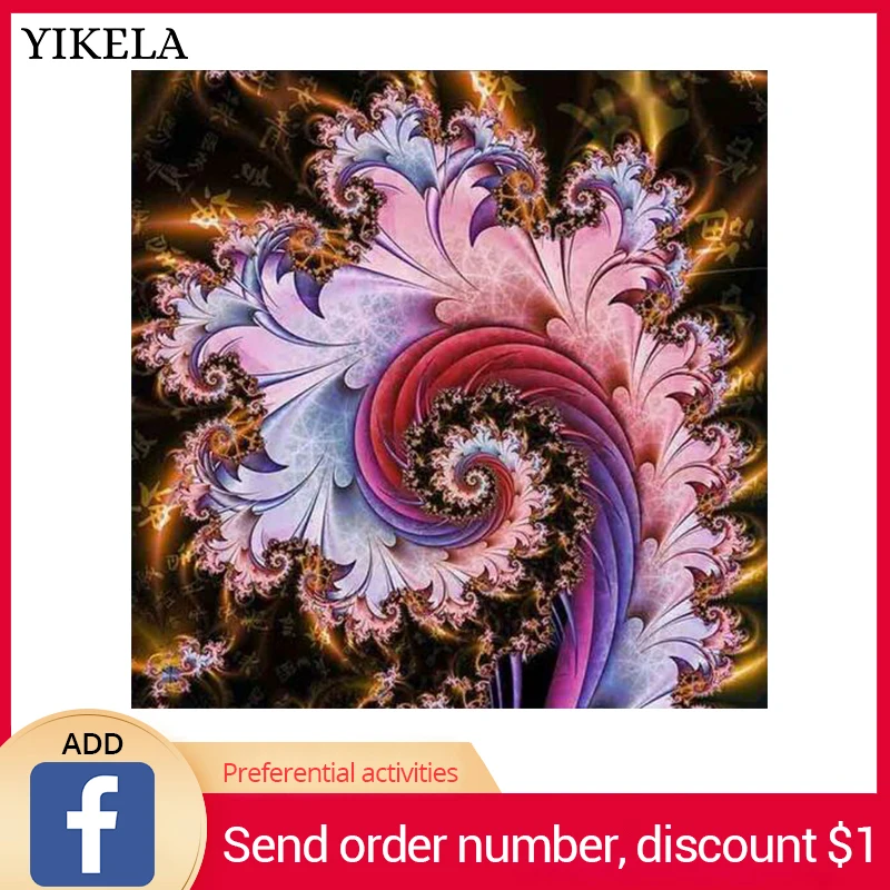 5D DIY Diamond Painting Cross Stitch Abstract Fractal picture Full Resin Drill Diamond Embroidery Handmade Craft Home Decor Gift
5D DIY Diamond Painting Cross Stitch Abstract Fractal picture Full Resin Drill Diamond Embroidery Handmade Craft Home Decor Gift
