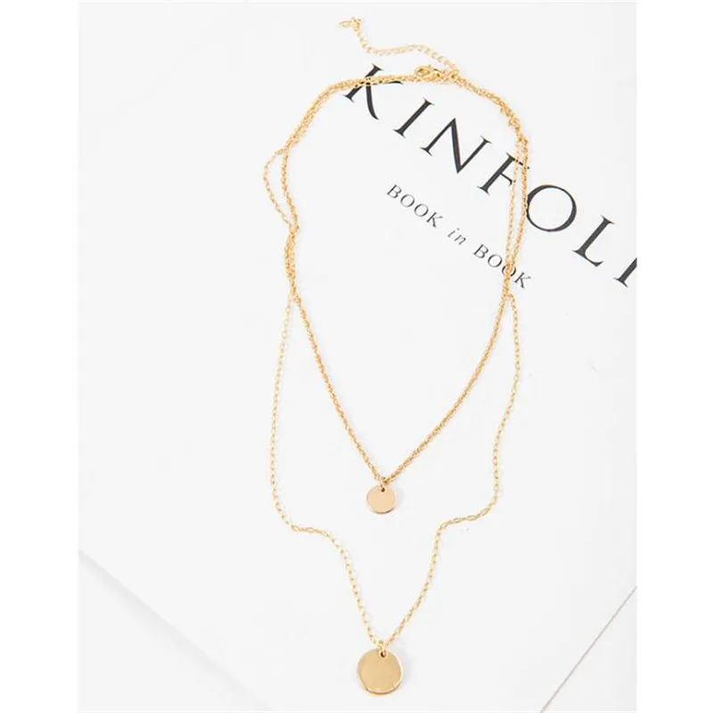 Classic Double Layered Gold Choker Necklaces For Women Fashion Long Chain Coin Necklace Boho Collar Jewelry Hot Sale
Classic Double Layered Gold Choker Necklaces For Women Fashion Long Chain Coin Necklace Boho Collar Jewelry Hot Sale