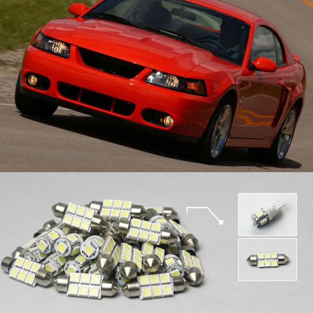 Free Shipping!! 6x White LED Lights Interior Package Kit For Car Mustang 1994-2009Car-Styling #34
Free Shipping!! 6x White LED Lights Interior Package Kit For Car Mustang 1994-2009Car-Styling #34