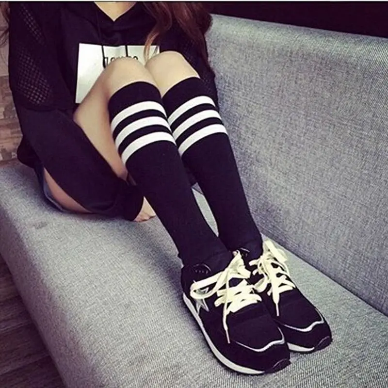 Fashion Sexy Knee High Socks Women 2019 Kawaii Striped Thigh High Woman Compression Girls Long Socks Female Over The Knee Socks
Fashion Sexy Knee High Socks Women 2019 Kawaii Striped Thigh High Woman Compression Girls Long Socks Female Over The Knee Socks