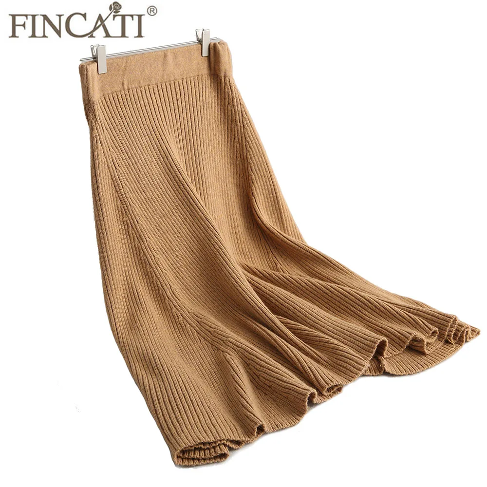 Skirts Women 2018 Autumn Winter New Fashion Cashmere Blending Office Lady Elegent Striped Knitted Pleated Saia Midi
Skirts Women 2018 Autumn Winter New Fashion Cashmere Blending Office Lady Elegent Striped Knitted Pleated Saia Midi