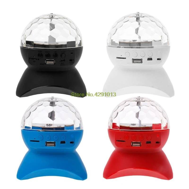 Bluetooth Speaker Wireless Multi-Color Rotating Crystal Ball Stage LED Light USB TF Card AUV FM Radio MP3 Music DJ Disco Party
Bluetooth Speaker Wireless Multi-Color Rotating Crystal Ball Stage LED Light USB TF Card AUV FM Radio MP3 Music DJ Disco Party