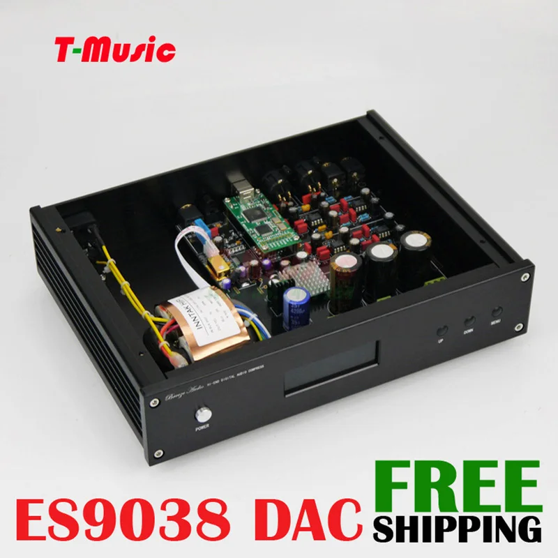 TOP ES9038 ES9038PRO DAC Decoder Support XMOS / Amanero I2S USB 32Bit / 384K DSD XLR balanced Output
TOP ES9038 ES9038PRO DAC Decoder Support XMOS / Amanero I2S USB 32Bit / 384K DSD XLR balanced Output
