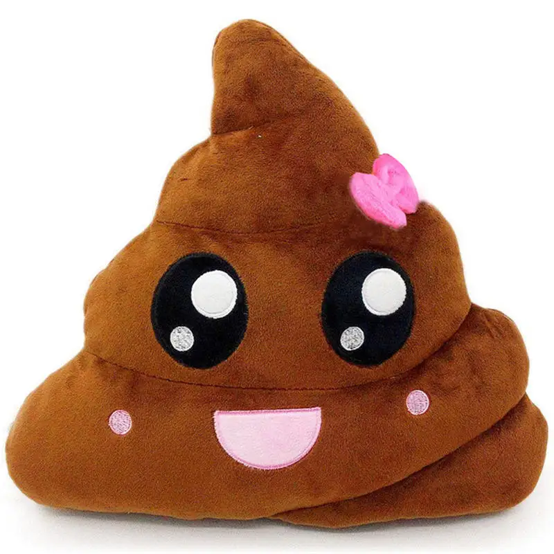 

Hot Sale Cute Emoji Pillows Poop Smiley Emotion Soft Decorative Cushions Stuffed Plush Toy Doll Christmas Gift For Girl