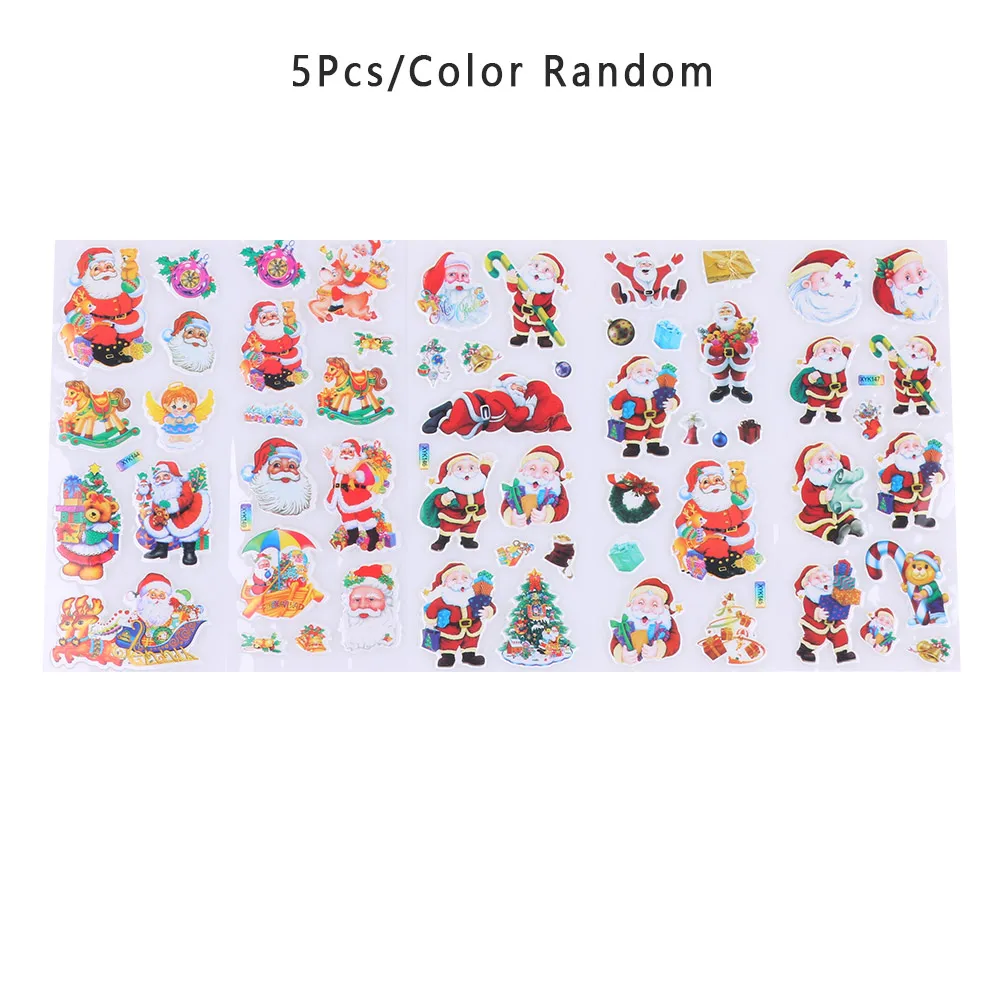 5pcs/pack Fashion Christmas Tree Santa Claus Shape Self-adhesive Sheets 3D Bubble Stickers Phone Notebook Decoration Stickers
5pcs/pack Fashion Christmas Tree Santa Claus Shape Self-adhesive Sheets 3D Bubble Stickers Phone Notebook Decoration Stickers