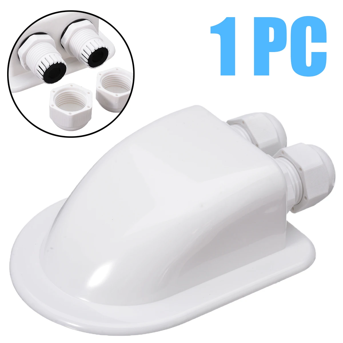 1pcs Mayitr Waterproof UV Double Cable Entry Gland Cable Box Removable Solar Panels Plastic Connectors
1pcs Mayitr Waterproof UV Double Cable Entry Gland Cable Box Removable Solar Panels Plastic Connectors