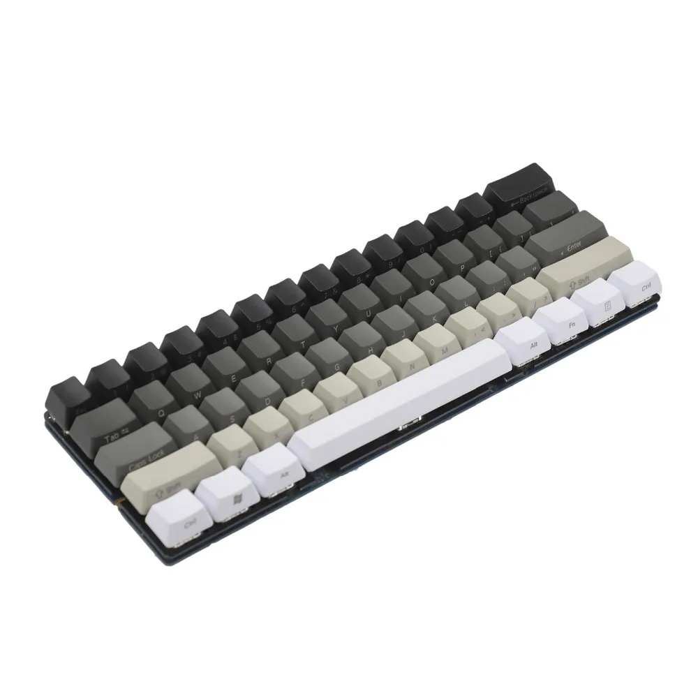 YMDK White Gray Black Mixed 87 61 Key Side Print Blank Keyset Thick PBT OEM Profile Keycaps For MX TKL Mechanical Keyboard
YMDK White Gray Black Mixed 87 61 Key Side Print Blank Keyset Thick PBT OEM Profile Keycaps For MX TKL Mechanical Keyboard
