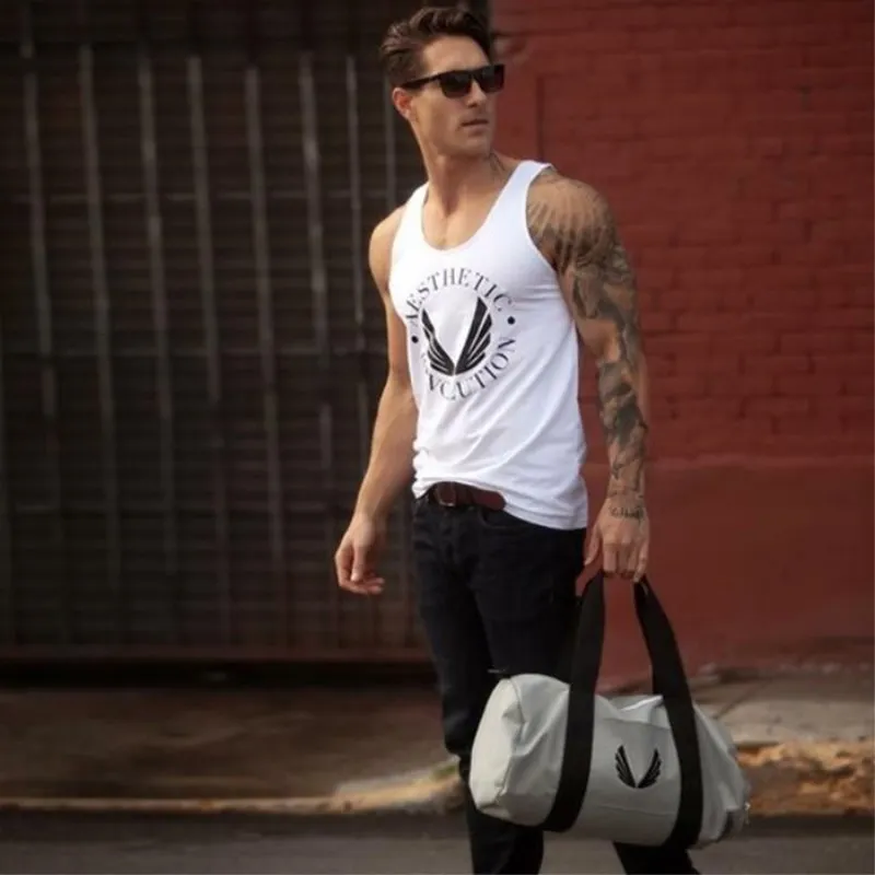 Men Tank Tops Fitness Vest Couple wear Muscle Streetwear Workout Casual Tee unisex Sports Cloth Sleeveless Gym Drop Shipping
Men Tank Tops Fitness Vest Couple wear Muscle Streetwear Workout Casual Tee unisex Sports Cloth Sleeveless Gym Drop Shipping