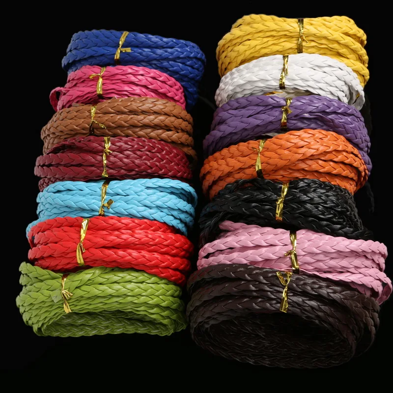 7mm Width Mix Color Flat Braided PU Leather Cord Rope String Beading Cords For Necklace Bracelet DIY Jewelry Findings 5M/Lot
7mm Width Mix Color Flat Braided PU Leather Cord Rope String Beading Cords For Necklace Bracelet DIY Jewelry Findings 5M/Lot
