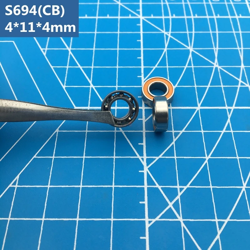 Free Shipping 2PCS ABEC-7 S694 2RS CB 4*11*4 mm Hybrid Ceramic Stainless Steel Fishing Vessel Ball Bearing S694-2RS
Free Shipping 2PCS ABEC-7 S694 2RS CB 4*11*4 mm Hybrid Ceramic Stainless Steel Fishing Vessel Ball Bearing S694-2RS