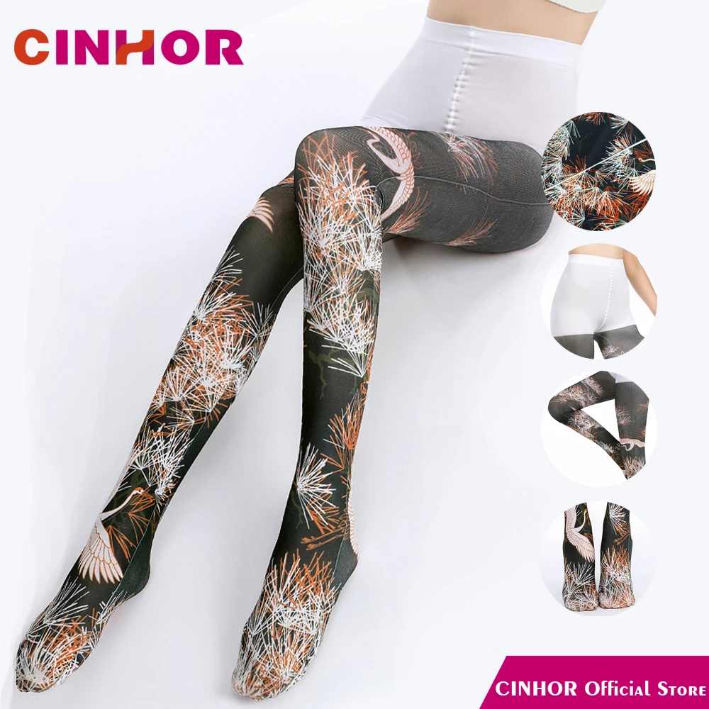 CINHOR Brand Printing Silk Stockings Personalized Fashionista Pantyhose Gradual Pattern Sexy Nylon Cotton Normal Block Partner
CINHOR Brand Printing Silk Stockings Personalized Fashionista Pantyhose Gradual Pattern Sexy Nylon Cotton Normal Block Partner