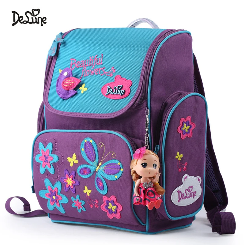 2018 New Delune Orthopedic School Bags for Girls Kids Bag Children 3D Cute Bear Flower Pattern School Backpack Mochila Infantil
2018 New Delune Orthopedic School Bags for Girls Kids Bag Children 3D Cute Bear Flower Pattern School Backpack Mochila Infantil