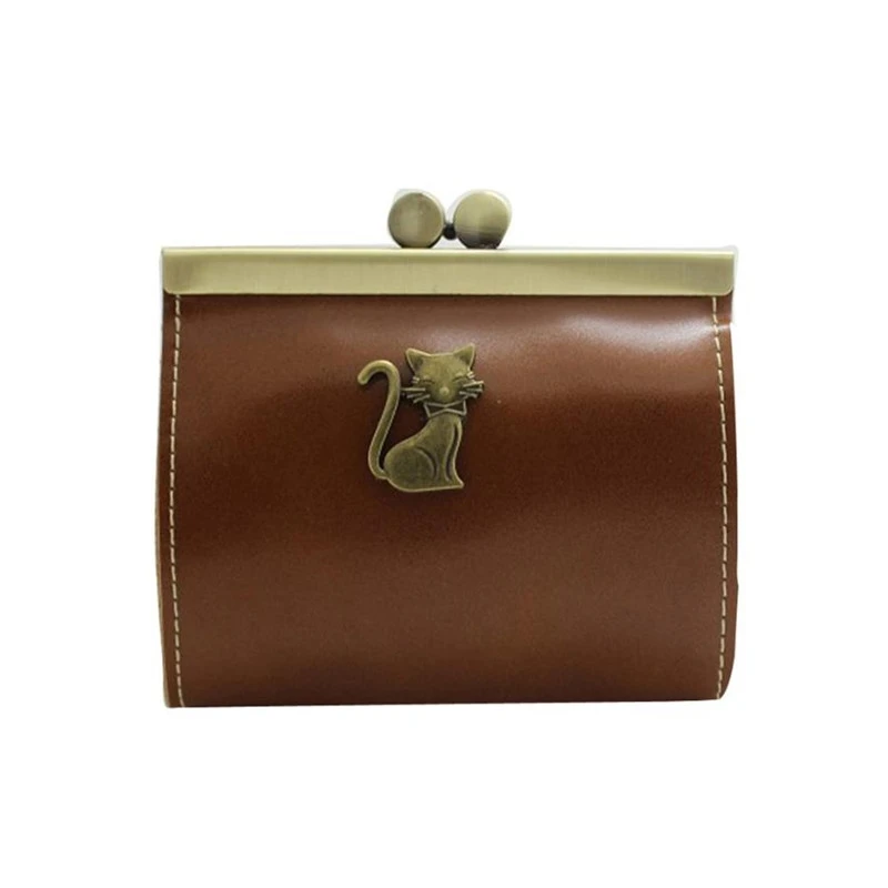 Women's purse Retro Clutch Alloy Hasp Key Change Coin Purse Cat Design Ladies Small Wallet Bag Mini Storage Bags carteira
Women's purse Retro Clutch Alloy Hasp Key Change Coin Purse Cat Design Ladies Small Wallet Bag Mini Storage Bags carteira