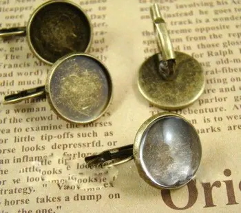 Free shipping!!! DIY jewelry-French Lever back earring base bronze color 12mm pad earring findings EFH0002
Free shipping!!! DIY jewelry-French Lever back earring base bronze color 12mm pad earring findings EFH0002