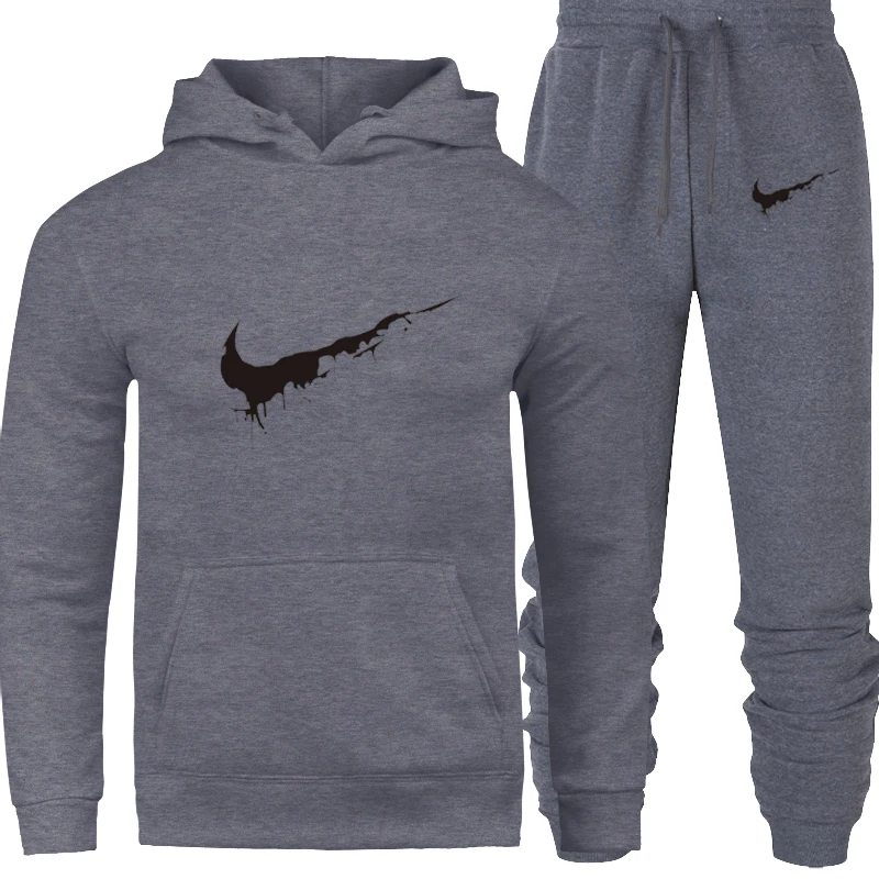 2019 Casual Hoodie Warm Sweatshirts Male Thicken Tracksuit Jacket+Pant suit Men Sportswear Autumn Winter Fleece Hoodies Men
2019 Casual Hoodie Warm Sweatshirts Male Thicken Tracksuit Jacket+Pant suit Men Sportswear Autumn Winter Fleece Hoodies Men