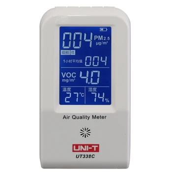 UNI-T UT338C air quality meter PM2.5 air quality detector Humidity temperature monitor with backlight
UNI-T UT338C air quality meter PM2.5 air quality detector Humidity temperature monitor with backlight