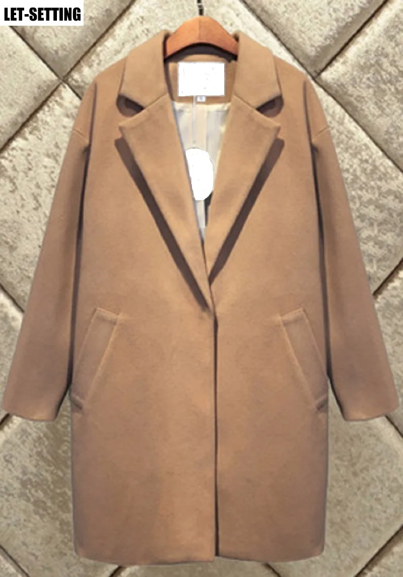 Korea long thick woolen coat spring autumn winter slim blend female overcoat red,gray,blue,black,khaki,S,M,L,XL,2XL
Korea long thick woolen coat spring autumn winter slim blend female overcoat red,gray,blue,black,khaki,S,M,L,XL,2XL