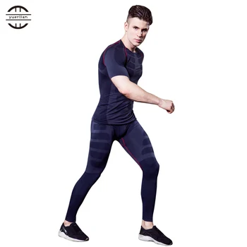 New Running Set T Shirt Fitness Leggings Running Gym Training Plus Size Sport Tights Fitness Wear Black Men Compression Suits
New Running Set T Shirt Fitness Leggings Running Gym Training Plus Size Sport Tights Fitness Wear Black Men Compression Suits