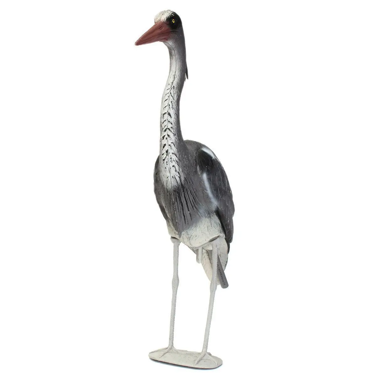 Lifelike Large Plastic Resin Decoy Heron Garden Ornament Bird Scarer Fish Pond Garden decoration