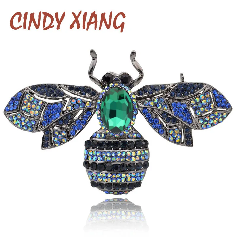 CINDY XIANG New Arrival Rhinestone Large Bee Brooches for Women Insect Fashion Jewelry Cute Vintage Pins High Quality New 2018
CINDY XIANG New Arrival Rhinestone Large Bee Brooches for Women Insect Fashion Jewelry Cute Vintage Pins High Quality New 2018