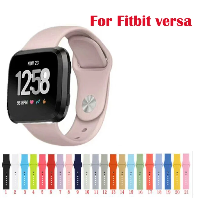 Hot selling rubber Replacement bracelet sport Band silicone wristband For Fitbit versa strap
Hot selling rubber Replacement bracelet sport Band silicone wristband For Fitbit versa strap