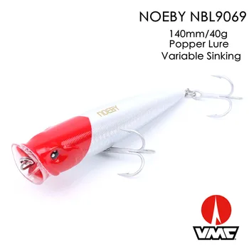 NOEBY NBL9069 Popper Lure 140mm 40g Artificial Bait With France VMC Hook Leurre Peche Hard Fishing Bait
NOEBY NBL9069 Popper Lure 140mm 40g Artificial Bait With France VMC Hook Leurre Peche Hard Fishing Bait