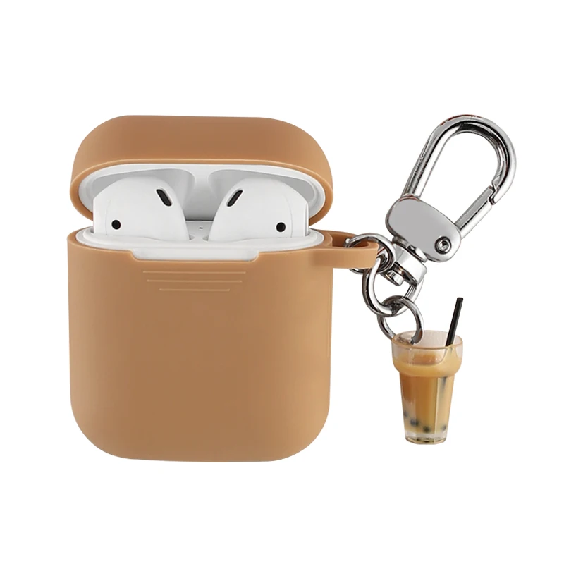 New Cute Silicone Wireless Bluetooth Headset Charging Box For Airpods Silicone Earphone Cover Protective Case With Pendant
New Cute Silicone Wireless Bluetooth Headset Charging Box For Airpods Silicone Earphone Cover Protective Case With Pendant