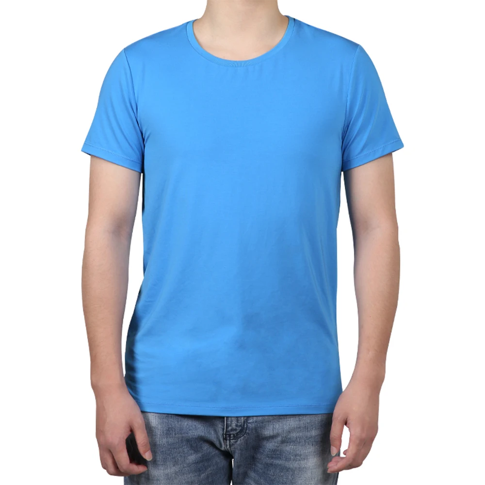 Haodahaoda new blue men women round collar short sleeve T-shirt men's T-shirt pure color cotton Quick-drying fabric
Haodahaoda new blue men women round collar short sleeve T-shirt men's T-shirt pure color cotton Quick-drying fabric