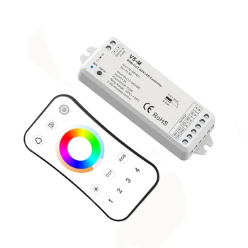 New Led Strip RGB +CCT Controller 12V 2.4G RF Wireless Remote 4A*5CH 20A Output 4 zone RGB CCT Led Strip Controller V5-M+R8-5
New Led Strip RGB +CCT Controller 12V 2.4G RF Wireless Remote 4A*5CH 20A Output 4 zone RGB CCT Led Strip Controller V5-M+R8-5