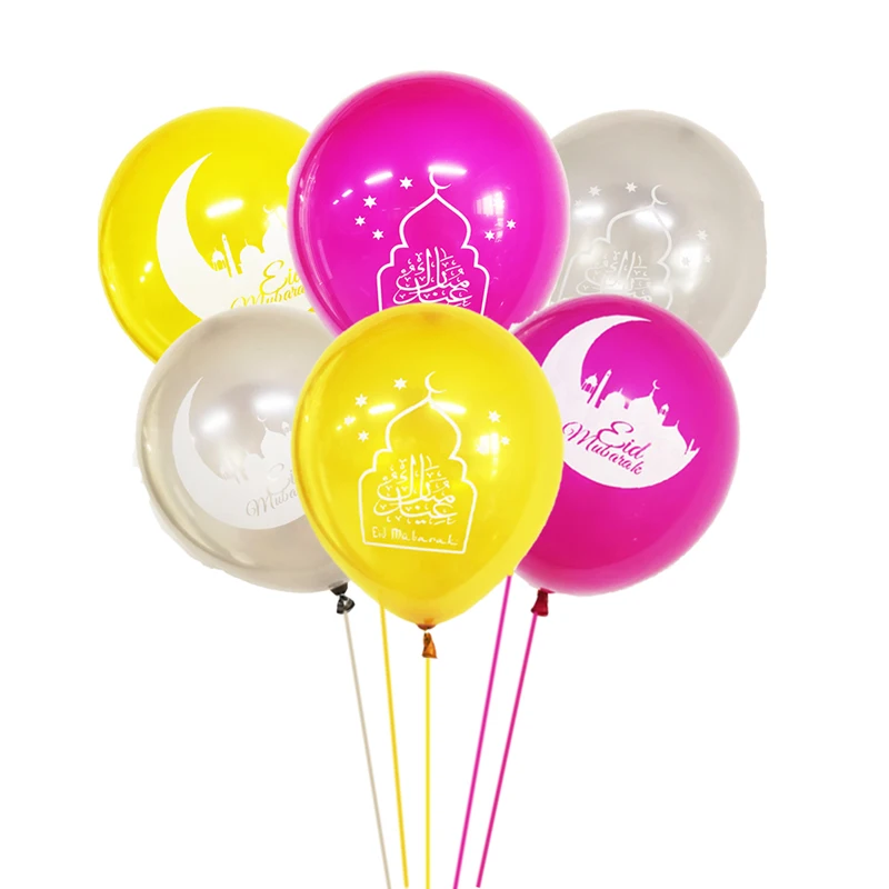 12PCS/Lot EID Mubarak Balloon Happy Eid Decoration Latex Balloon For Ramadan Muslim EID Party Decoration
12PCS/Lot EID Mubarak Balloon Happy Eid Decoration Latex Balloon For Ramadan Muslim EID Party Decoration