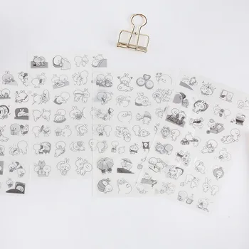 6PCS New Crazy Rabbit Children Stationery Stickers For DIY Albums Scrapbooking Diary Decoration Lovely Depicting 
6PCS New Crazy Rabbit Children Stationery Stickers For DIY Albums Scrapbooking Diary Decoration Lovely Depicting