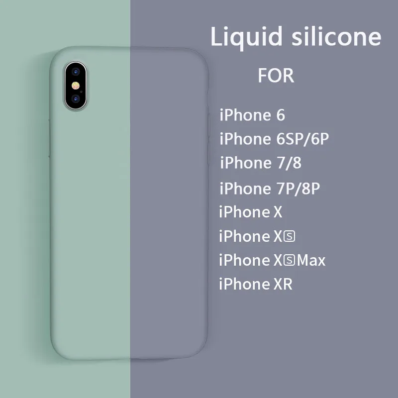 Original Liquid Silicone Soft Shockproof Full Protective Case Plain Candy Color Cover For iPhone XS Max XR X 7 8 6 6s Plus
Original Liquid Silicone Soft Shockproof Full Protective Case Plain Candy Color Cover For iPhone XS Max XR X 7 8 6 6s Plus