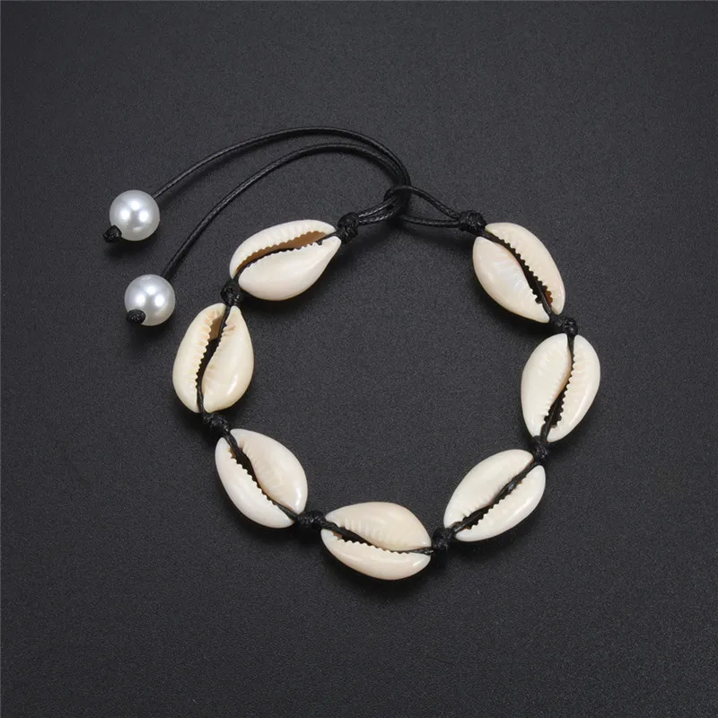 Handmade Boho Natural Shells Charm Bracelets & Bangles Anklet Pulseira Beach Rope Jewelry Best Friend Gift fashion women wedding
Handmade Boho Natural Shells Charm Bracelets & Bangles Anklet Pulseira Beach Rope Jewelry Best Friend Gift fashion women wedding