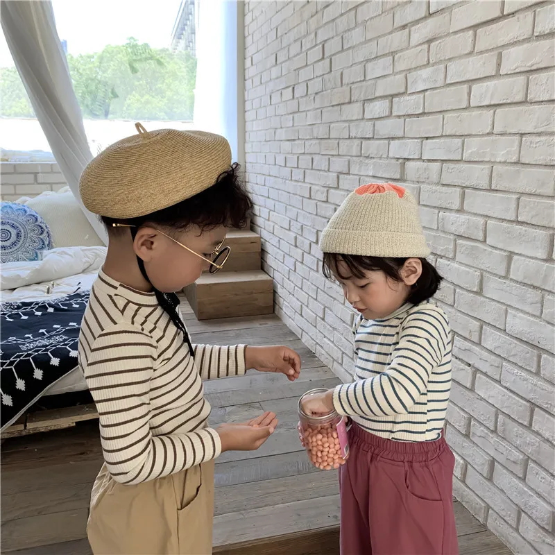 New Boys and Girl Cotton Striped T-shirt for Autumn Wear 2019 Children Long Sleeve Bottoming Top Tees Toddler Causal Inner Cloth
New Boys and Girl Cotton Striped T-shirt for Autumn Wear 2019 Children Long Sleeve Bottoming Top Tees Toddler Causal Inner Cloth