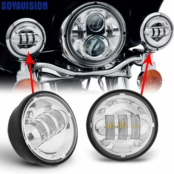 2 Pcs 4.5 INCH Motorcycle Led Fog Lamp 4-1/2" 30W Chrome LED Auxiliary Fog Passing Light for Harley Motorcycle Led Lights
2 Pcs 4.5 INCH Motorcycle Led Fog Lamp 4-1/2" 30W Chrome LED Auxiliary Fog Passing Light for Harley Motorcycle Led Lights