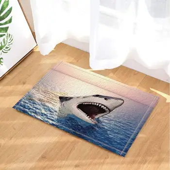 Shark Open Big Mouth At Sunrise Bath Rugs Kitchen Mats for Floor Bathroom Carpet Non-Slip Doormat Floor Indoor Front Door Mat
Shark Open Big Mouth At Sunrise Bath Rugs Kitchen Mats for Floor Bathroom Carpet Non-Slip Doormat Floor Indoor Front Door Mat
