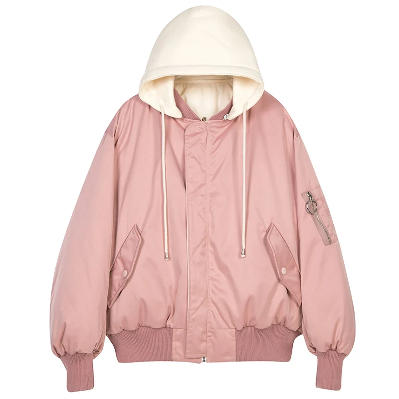 Both Two Sides Can be Snow Wear Baseball Jackets Coats Female Long Sleeve Thick Warm Winter Jacket New Women Hooded Parkas Coats
Both Two Sides Can be Snow Wear Baseball Jackets Coats Female Long Sleeve Thick Warm Winter Jacket New Women Hooded Parkas Coats